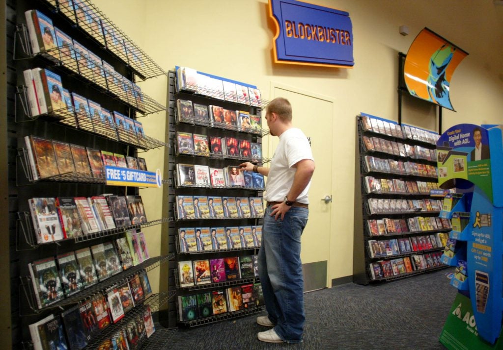 Blockbuster customer