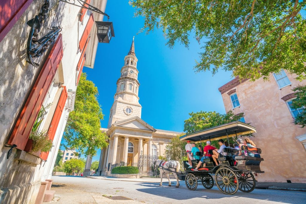 Carriage ride in Charleston, SC