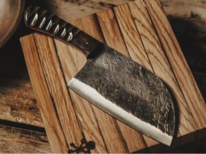 Carbon Steel Chef Cleaver